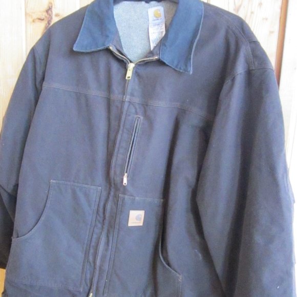 3xlt Brown Carhartt Chore Coat - Picture 2 of 2